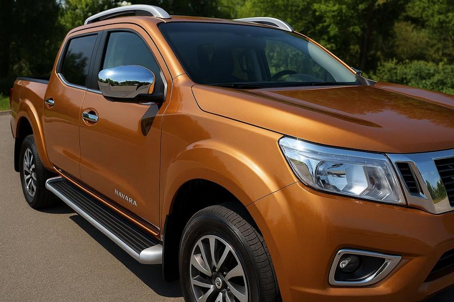 Nissan Navara/NP300 2016– Nerezové kryty zrkadiel (2 ks) Image