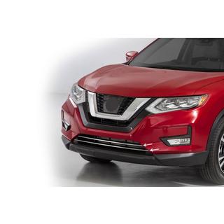 Nerezové chrómové lišty na mriežku nárazníka (2017-2021, 2 ks) Nissan X-trail T32/Rogue 2014–2021 fotografia 1