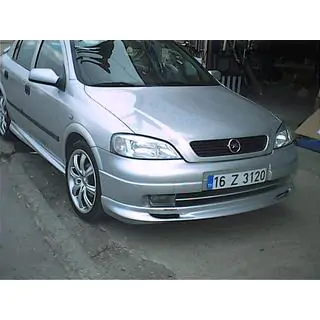 Predný spodný lip spojler Sedan (na lakovanie) Opel Astra G Classic 1998–2012 fotografia 2