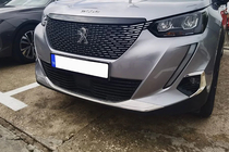 Peugeot 2008 2019– Ochranná lišta na predný nárazník (2 ks, nerez) fotografia 1