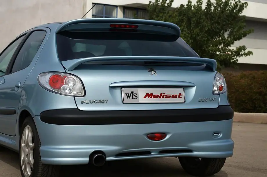 Peugeot 206 1998–2024 Spodný spojler Meliset (na lakovanie) Image