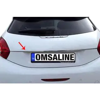 Chrómová lišta nad ŠPZ OmsaLine (nerez)