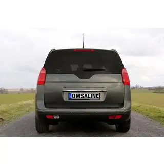 Chrómová lišta nad ŠPZ OmsaLine (nerez)