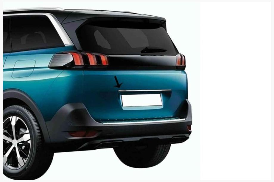 Peugeot 5008 2016–2023 Chrómová lišta nad ŠPZ OmsaLine (nerez) Image