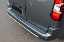 Peugeot Partner/Rifter 2019– Nerezová lišta zadného nárazníka fotografia 8