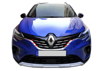 Renault Captur 2019– Nerezové lišty na mriežku (6 ks) fotografia 3