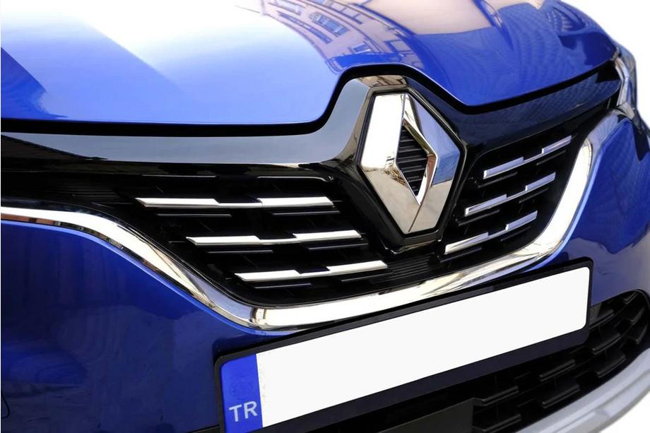 Renault Captur 2019– Nerezové lišty na mriežku (6 ks) Image