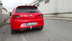 Seat Leon 2013–2020 Kryt zadného nárazníka (na lakovanie) fotografia 2