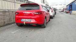 Seat Leon 2013–2020 Kryt zadného nárazníka (na lakovanie) fotografia 3