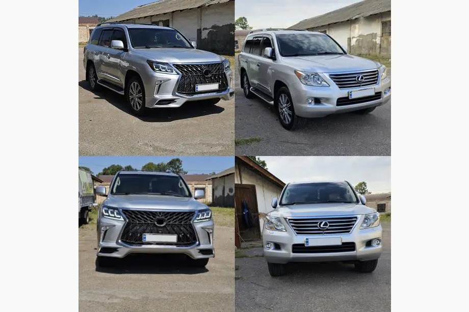 Lexus LX570/450d 2008–2022 Sada mini-facelift prestavby z modelu 2008-2015 na TRD Sport (nárazník, svetlomety) Image