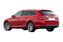 Skoda Superb 2015–2024 Lišta nad ŠPZ SW (nerez) fotografia 1