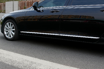 Volvo S90/V90 2016– Chrómové lišty na dvere (pre V90, nerezová oceľ) fotografia 1