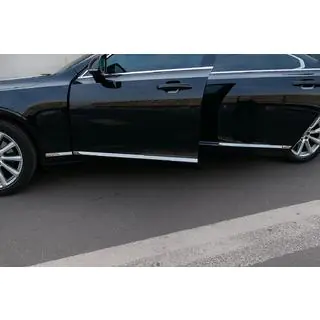 Chrómové lišty na dvere (pre V90, nerezová oceľ) Volvo S90/V90 2016– fotografia 3