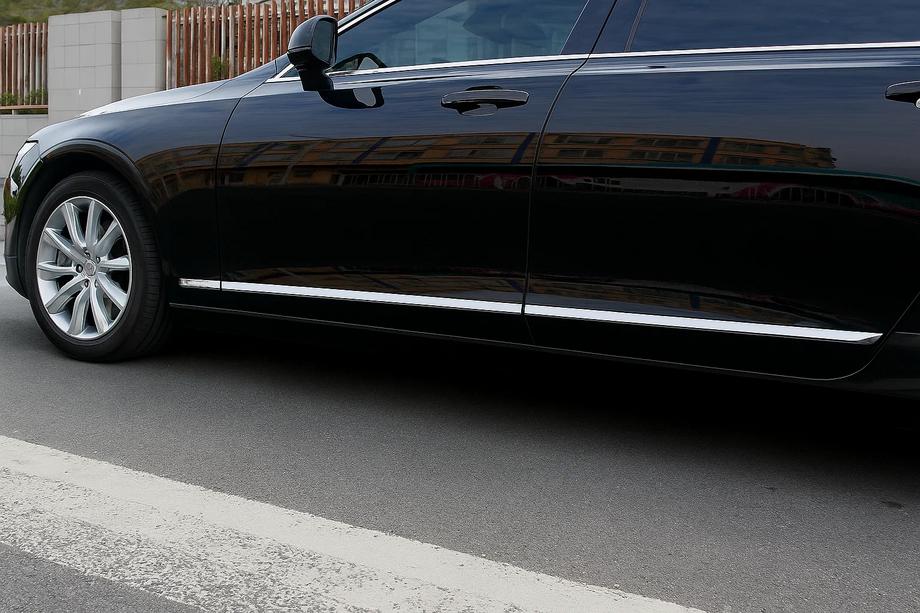 Volvo S90/V90 2016– Chrómové lišty na dvere (pre V90, nerezová oceľ) Image