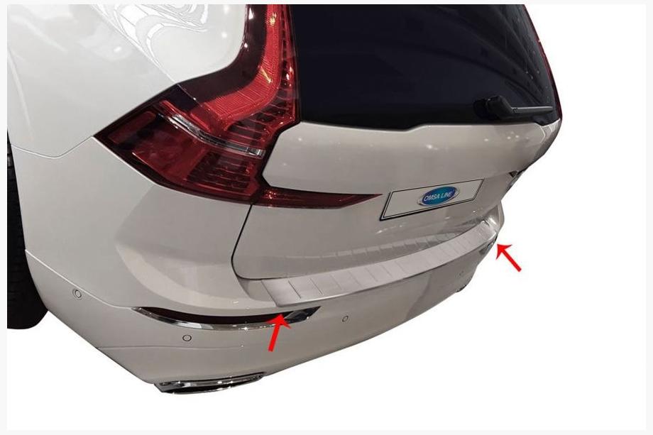 Volvo XC60 2017– Nerezová lišta na zadný nárazník Image