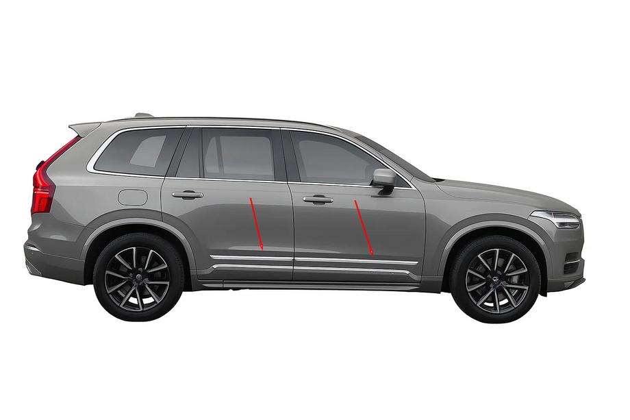 Volvo XC90 2015– Nerezové lišty na dvere (sada 4 ks) Image