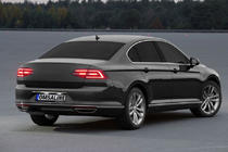 Volkswagen Passat B8 2015–2023 Lišta nad ŠPZ SD (OmsaLine, nerez) fotografia 1