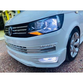 Lip spojler predného nárazníka Genis 2015-2018 (na lakovanie) Volkswagen T6 2015–2024 fotografia 1