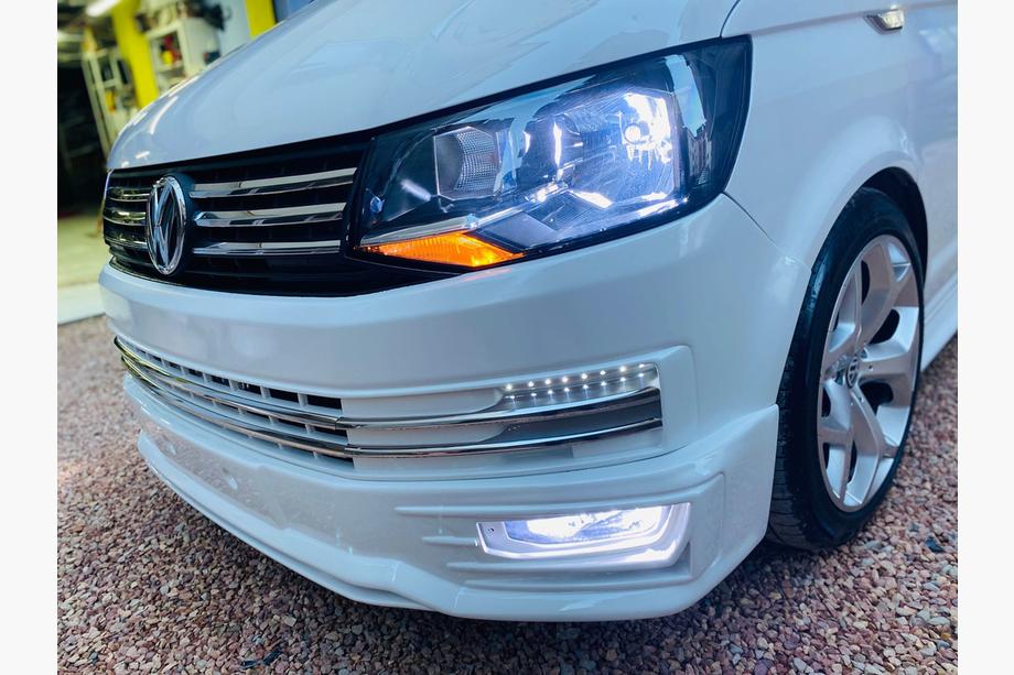 Volkswagen T6 2015–2024 Lip spojler predného nárazníka Genis 2015-2018 (na lakovanie) Image