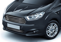 Ford Courier 2014–2023 Carmos lišty na mriežku (2014-2018, 6 ks, nerez) fotografia 1