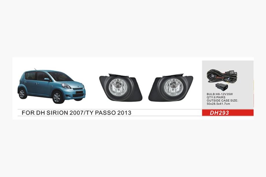 Daihatsu Sirion 2005–2015 Sada hmlových svetiel Image
