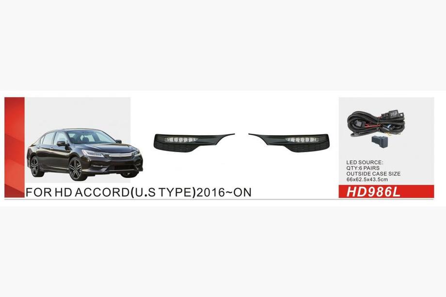 Honda Accord X 2017–2022 US-type hmlové svetlá (2017-2020, LED) Image