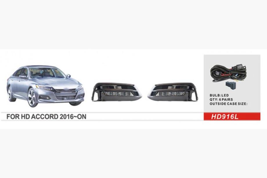 Honda Accord X 2017–2022 Hmlové svetlá EU-type (2017-2020, LED) Image