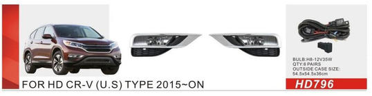 Honda CRV 2012–2016 Hmlové svetlá 2014-2016 US-type (halogénové) fotografia 1