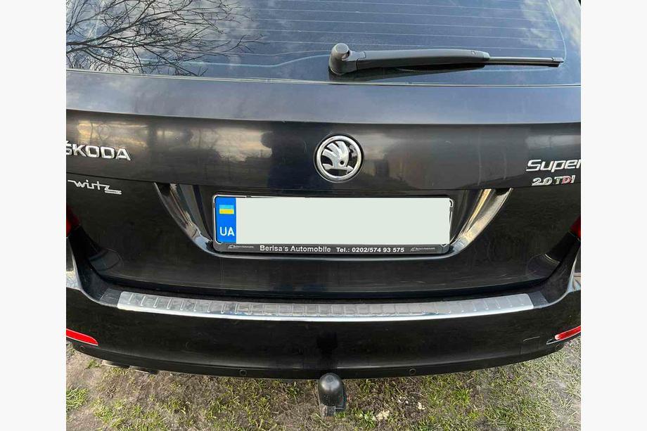 Skoda Octavia II A5 2010–2013 Carmos ochranná lišta zadného nárazníka, nerez (SD/SW) Image