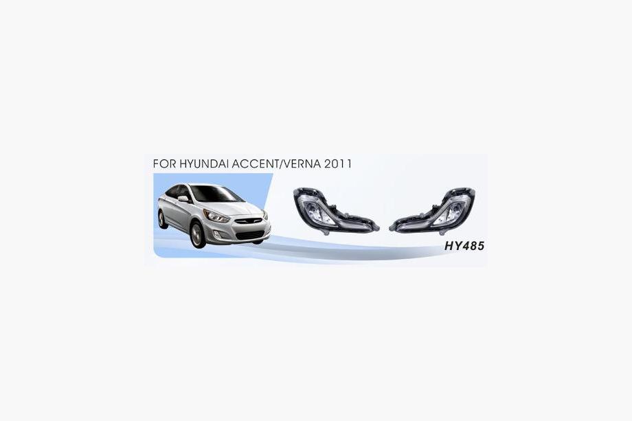 Hyundai Accent 2011–2017 Hmlové svetlá (halogénové) Image