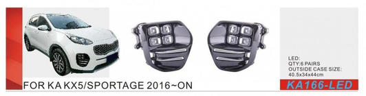 Kia Sportage 2015–2021 Hmlové svetlá 2015-2018 (halogénové) fotografia 1