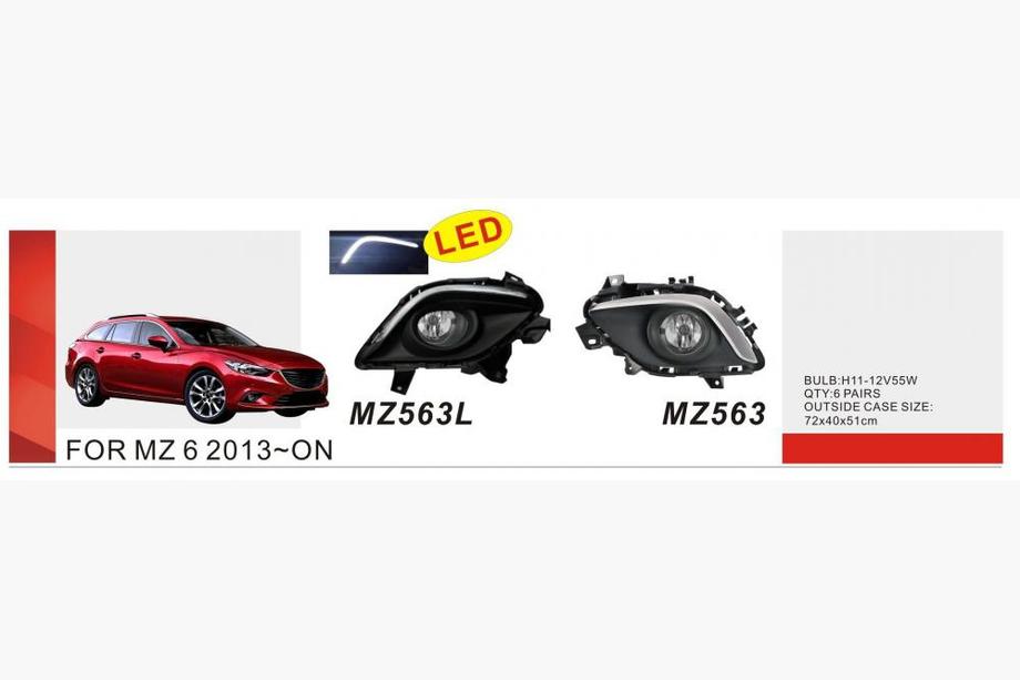 Mazda 6 2012–2024 Hmlové svetlá 2013-2015 (2 ks, halogénové) Image