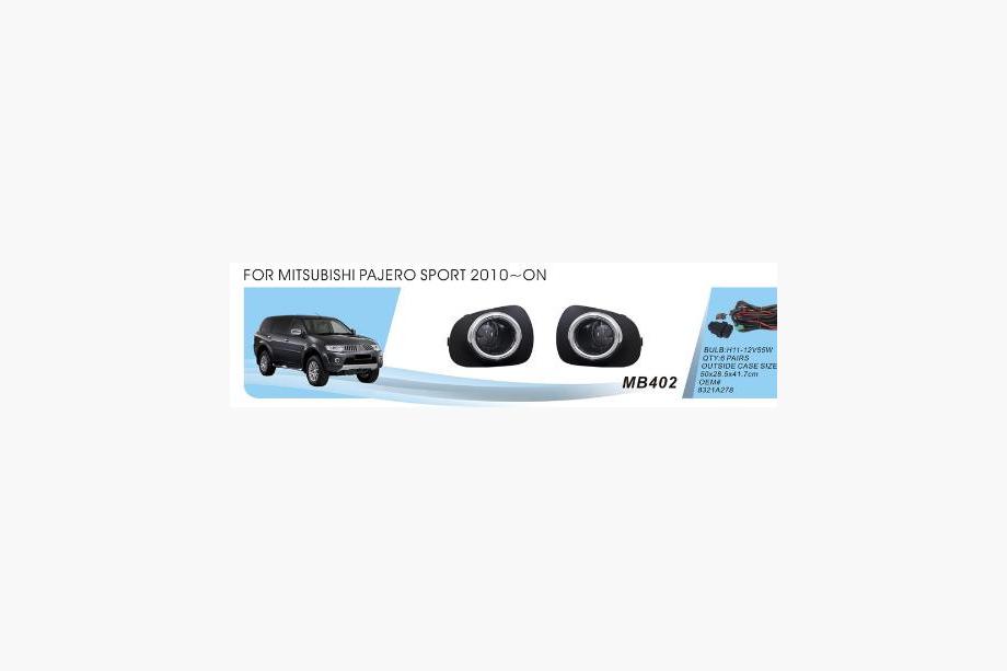 Mitsubishi Pajero Sport 2008–2015 Sada hmloviek (2 ks, halogén) Image