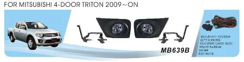 Mitsubishi L200 2006–2015 Sada hmlových svetiel 2006-2011 (2 ks, halogén) fotografia 1