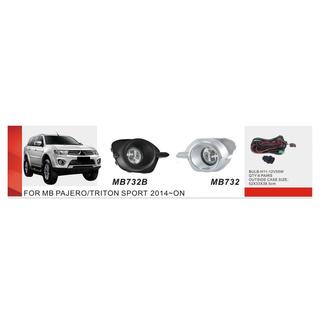 Hmlovky 2015-2019 (2 ks, halogén) Mitsubishi Pajero Sport 2015–