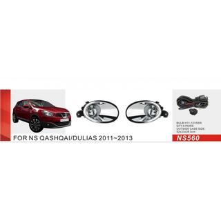 Hmlové svetlá (2 ks, halogénové) Nissan Qashqai 2010–2014