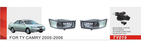 Toyota Camry 2001–2006 Hmlové svetlá (2 ks, halogénové) fotografia 1