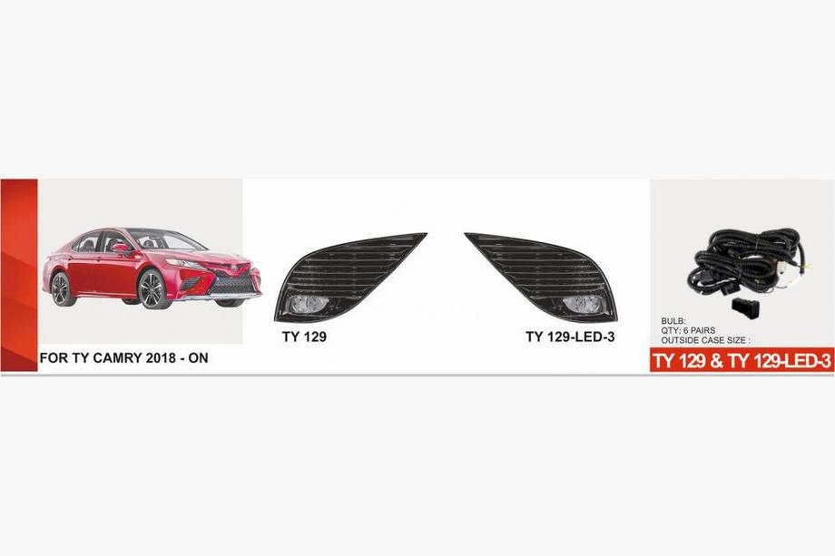 Toyota Camry 2017–2023 Hmlovky typu US (2 ks, LED) Image