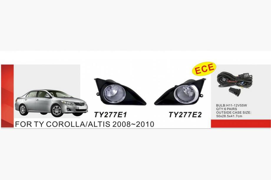 Toyota Corolla 2007–2013 Hmlové svetlá 2007-2010 (2 ks, halogénové) Image