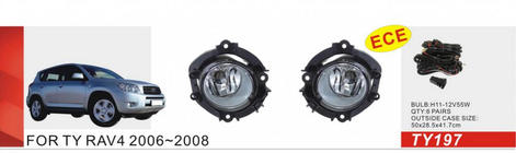 Toyota Rav 4 2006–2013 Hmlové svetlá 2006-2008 (2 ks, halogénové) fotografia 1