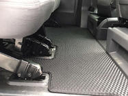 Volkswagen T5 2010–2015 EVA rohože do interiéru V2 (dlhý rázvor, kompletná sada do interiéru, čierne) fotografia 6