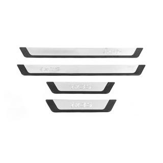 Omsa Flexill prahové lišty (4 ks, nerezová oceľ) Hyundai IX-35 2010–2015 fotografia 1