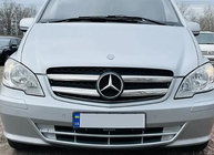Mercedes Vito W639 2004–2014 Nerezové lišty na okraj mriežky 2010-2015 fotografia 1