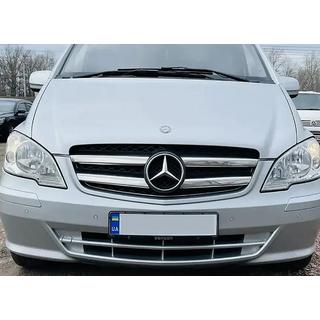 Nerezové lišty na okraj mriežky 2010-2015 Mercedes Vito W639 2004–2014 fotografia 1