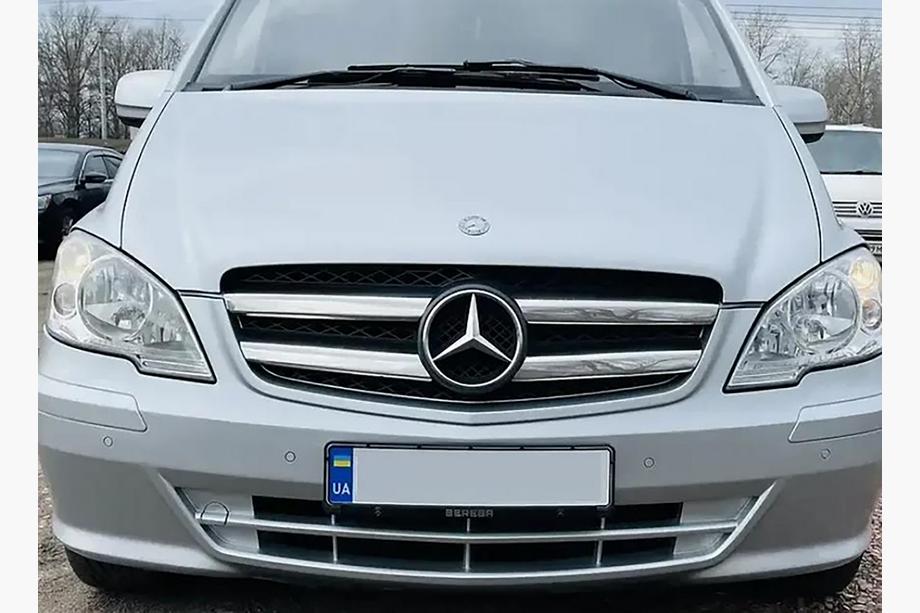 Mercedes Vito W639 2004–2014 Nerezové lišty na okraj mriežky 2010-2015 Image