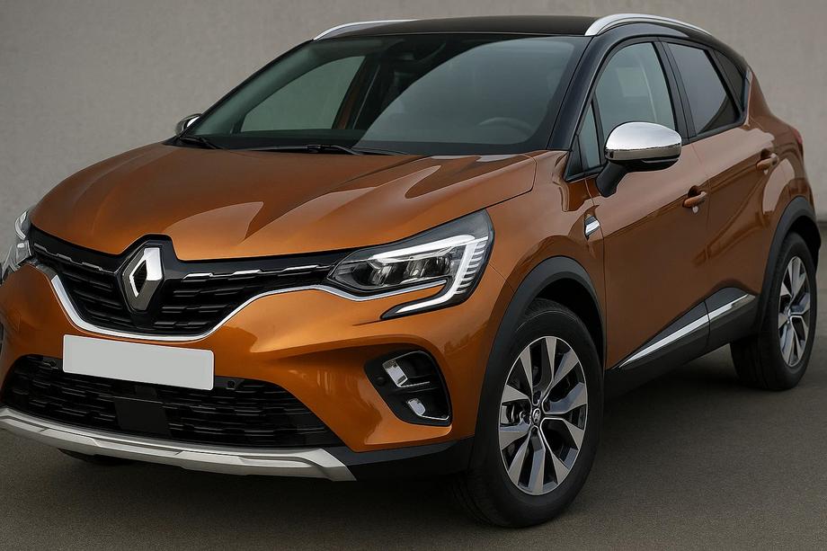 Renault Captur 2019– Chromové kryty spätných zrkadiel (2 ks, nerez) Image