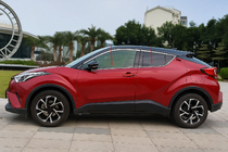 Toyota C-HR 2016–2023 OmsaLine okenné lišty (4 ks, nerez) fotografia 3