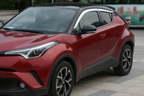 Toyota C-HR 2016–2023 OmsaLine okenné lišty (4 ks, nerez) fotografia 5