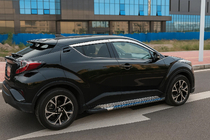 Toyota C-HR 2016–2023 OmsaLine okenné lišty (4 ks, nerez) fotografia 6