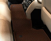 BMW rad 7 F01/F02 2008–2015 EVA rohože do interiéru (pre F02, hnedá) fotografia 3